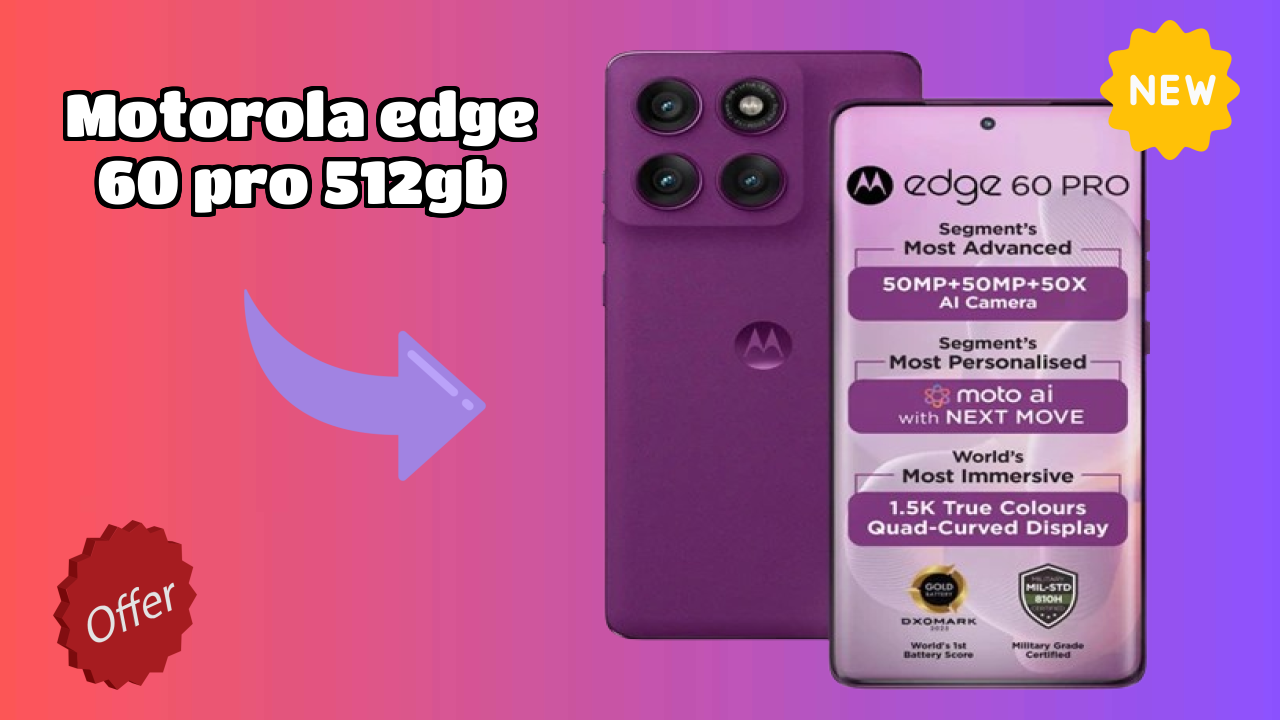 Motorola Edge 60 Pro 512GB at ₹39,999 - Best Phone in This Price?