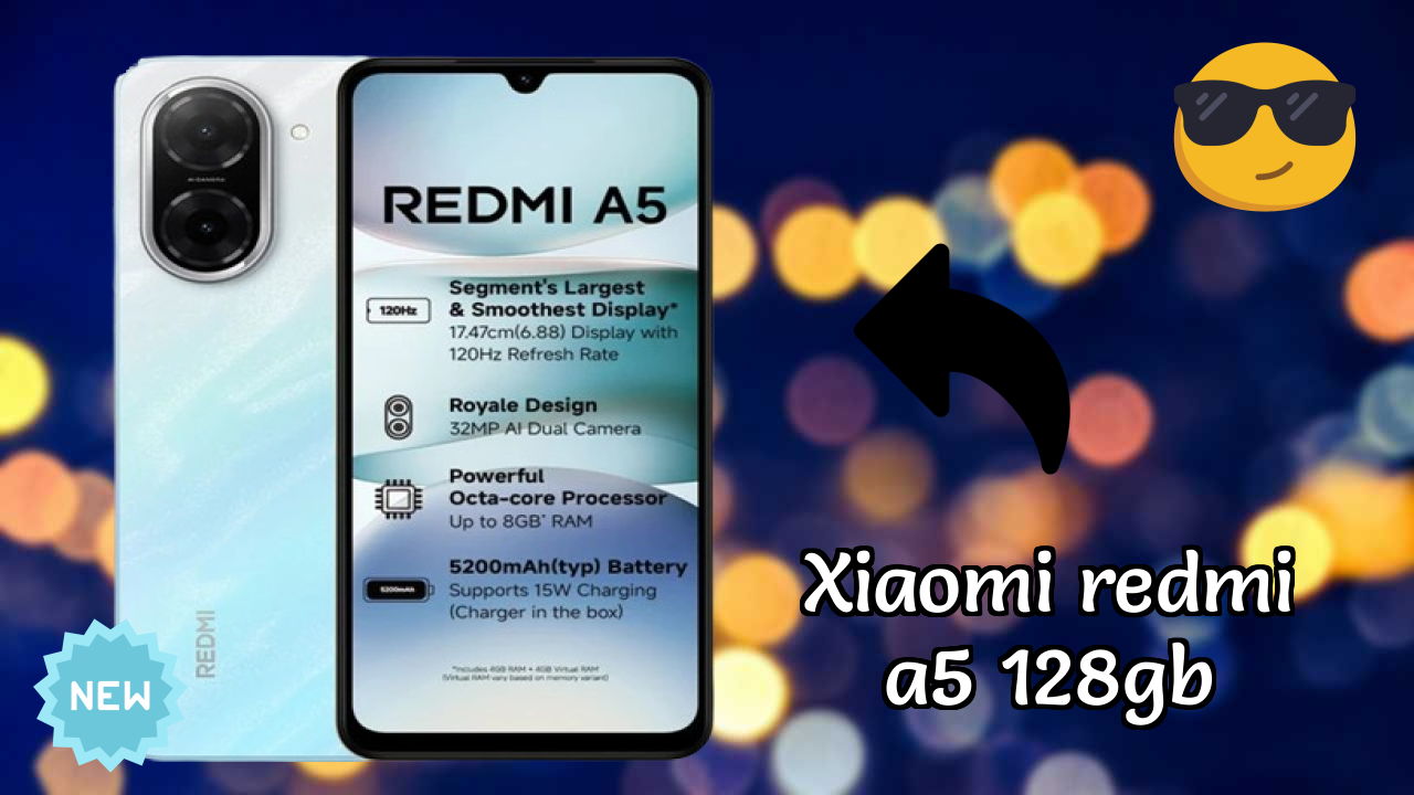 Xiaomi Redmi A5 128GB Battery Life: 5200 MAh Charging Speed